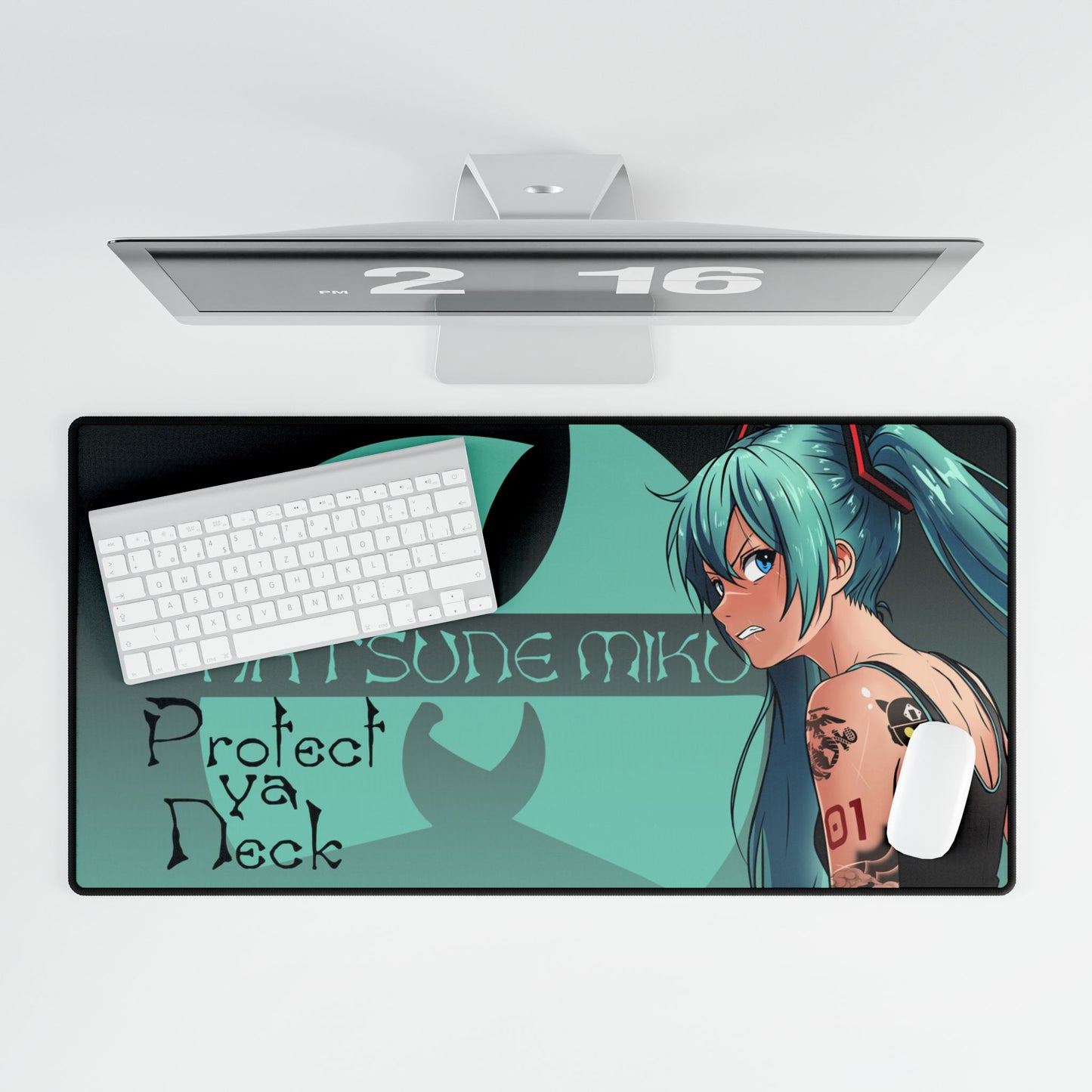 Lucky's Miku Desk Mat 31.5"x15.5"