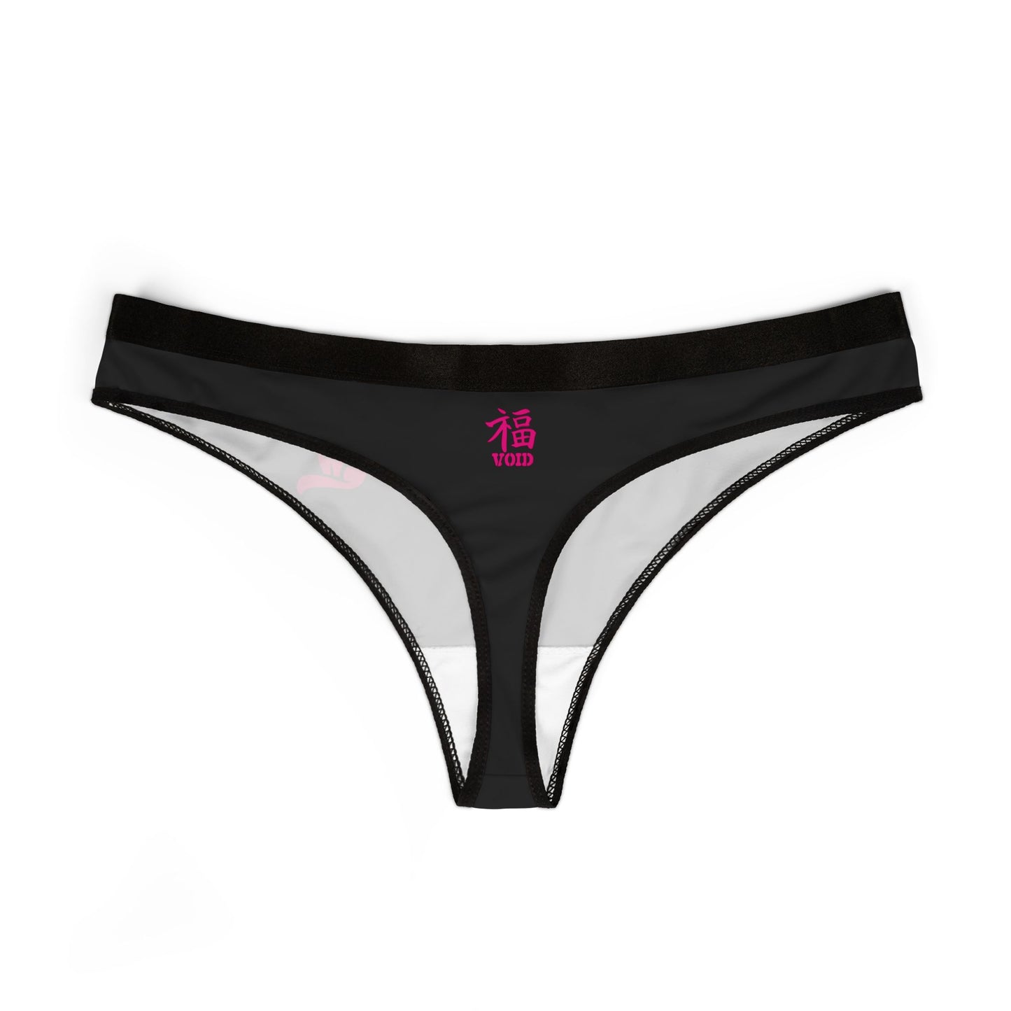 Women's Thongs pink cat