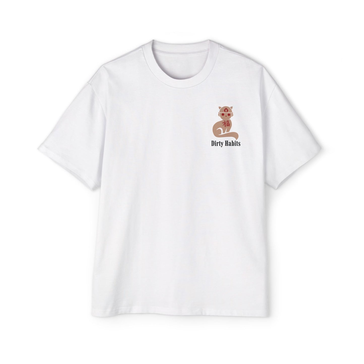 Men's Dirty habits Heavy Oversized Tee