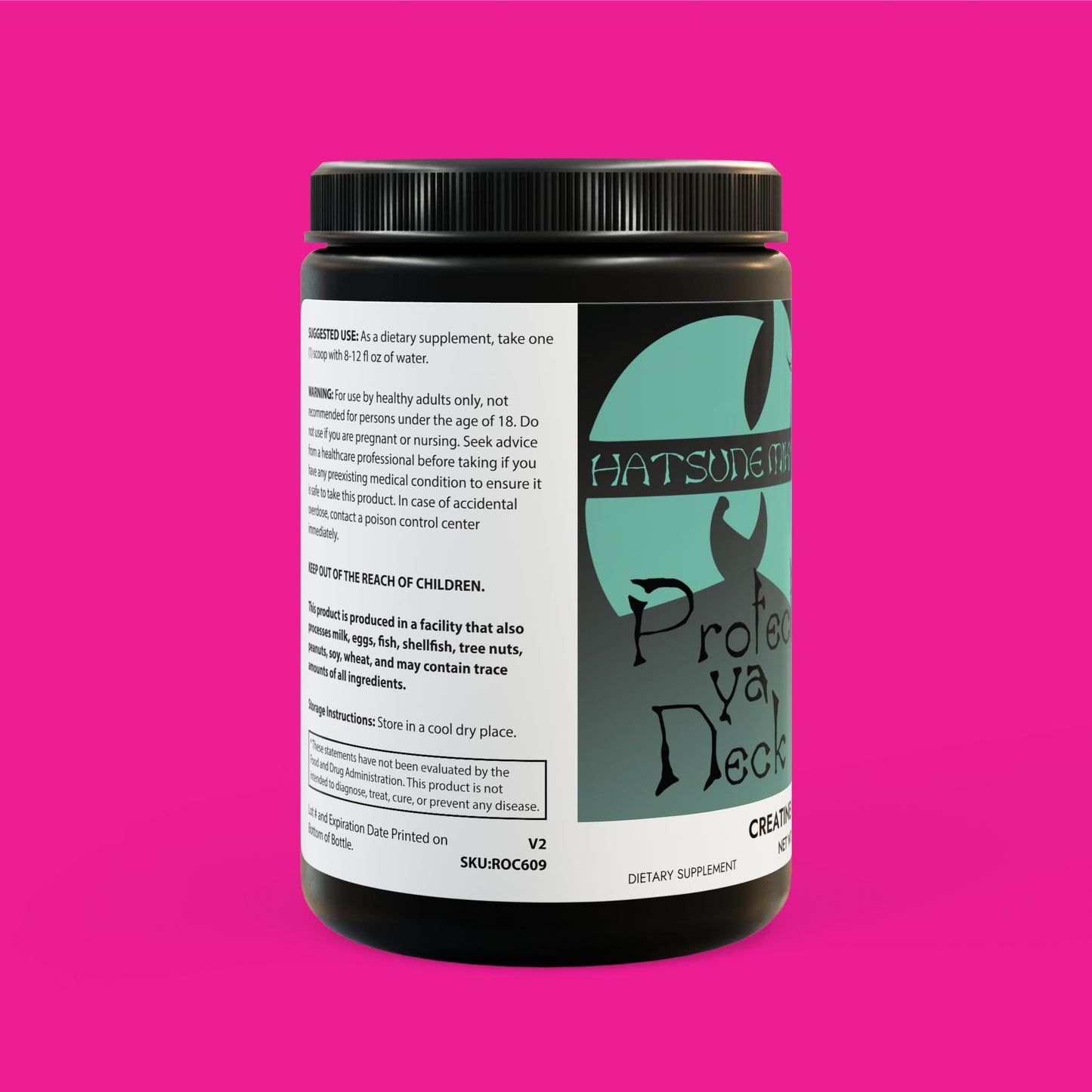 Miku Gains Creatine Monohydrate Supplement (300g, 10.58oz)
