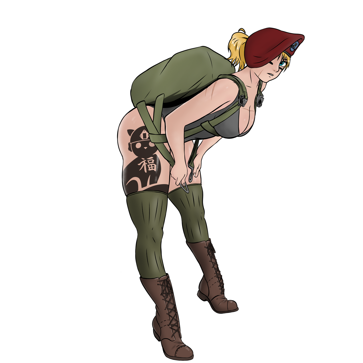 Airborne waifu vinyl 5“