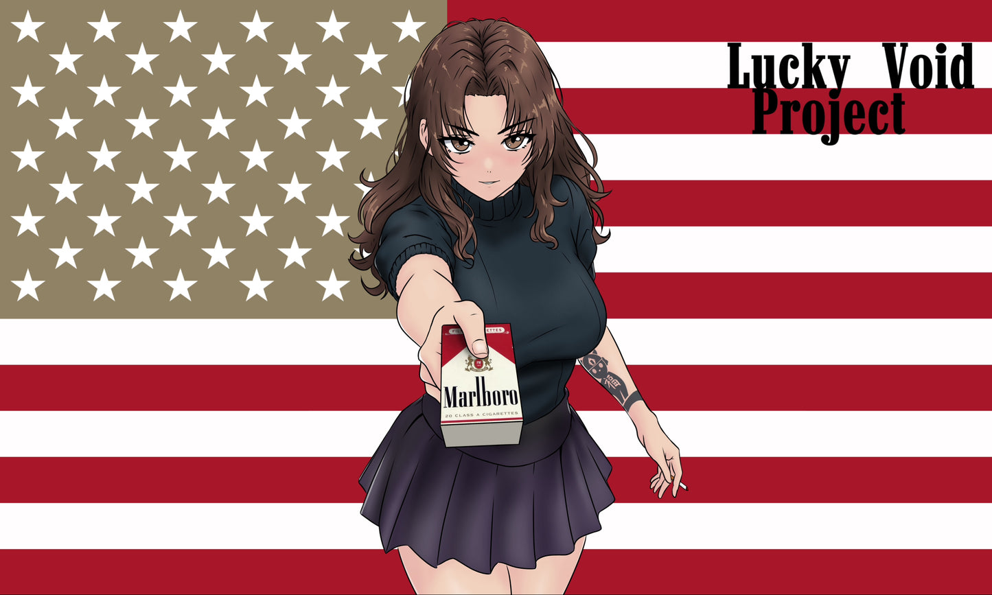 Marlboro edition U.S. flag
