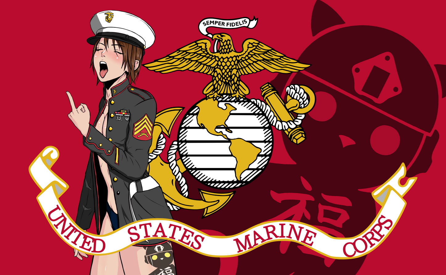 USMC Waifu flag