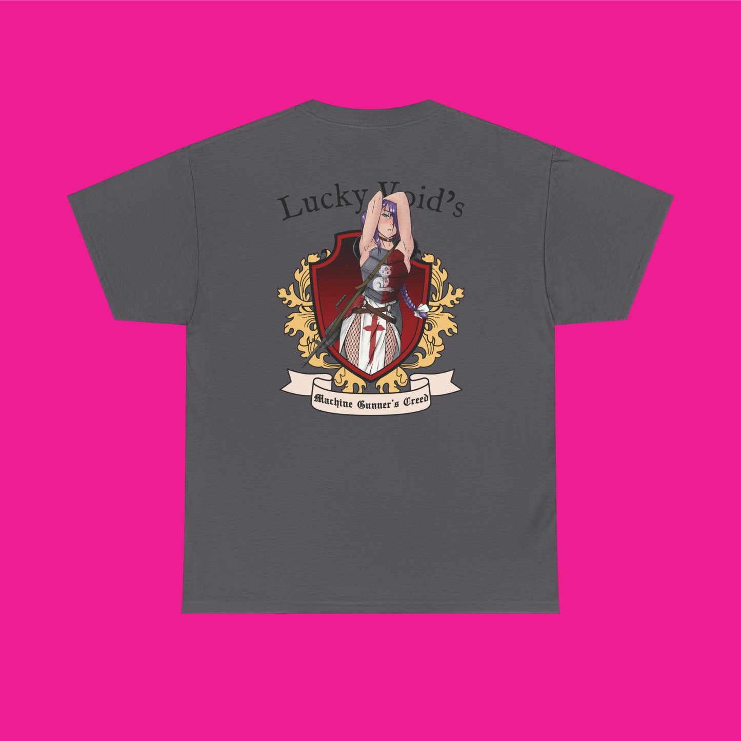 Machine Gunner Maiden under shirt