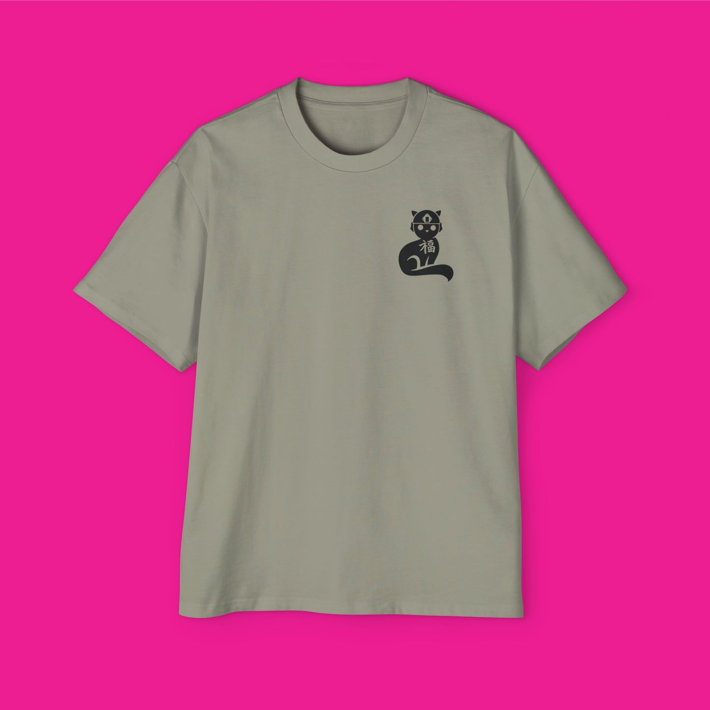 Machine Gunner Maiden Heavy Oversized Tee