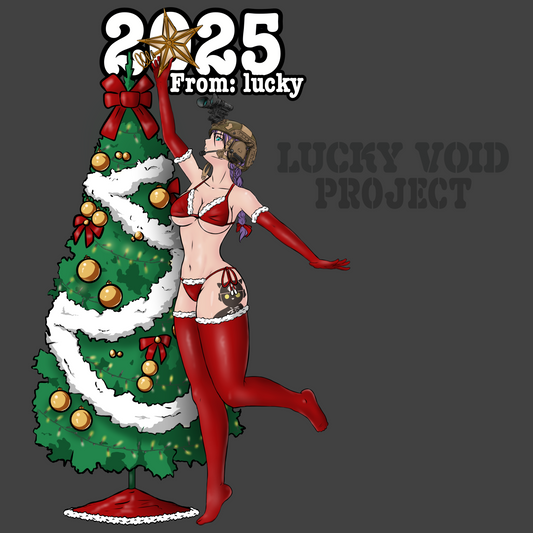 Lucky’s 2025 exclusive Christmas design vinyl 5”