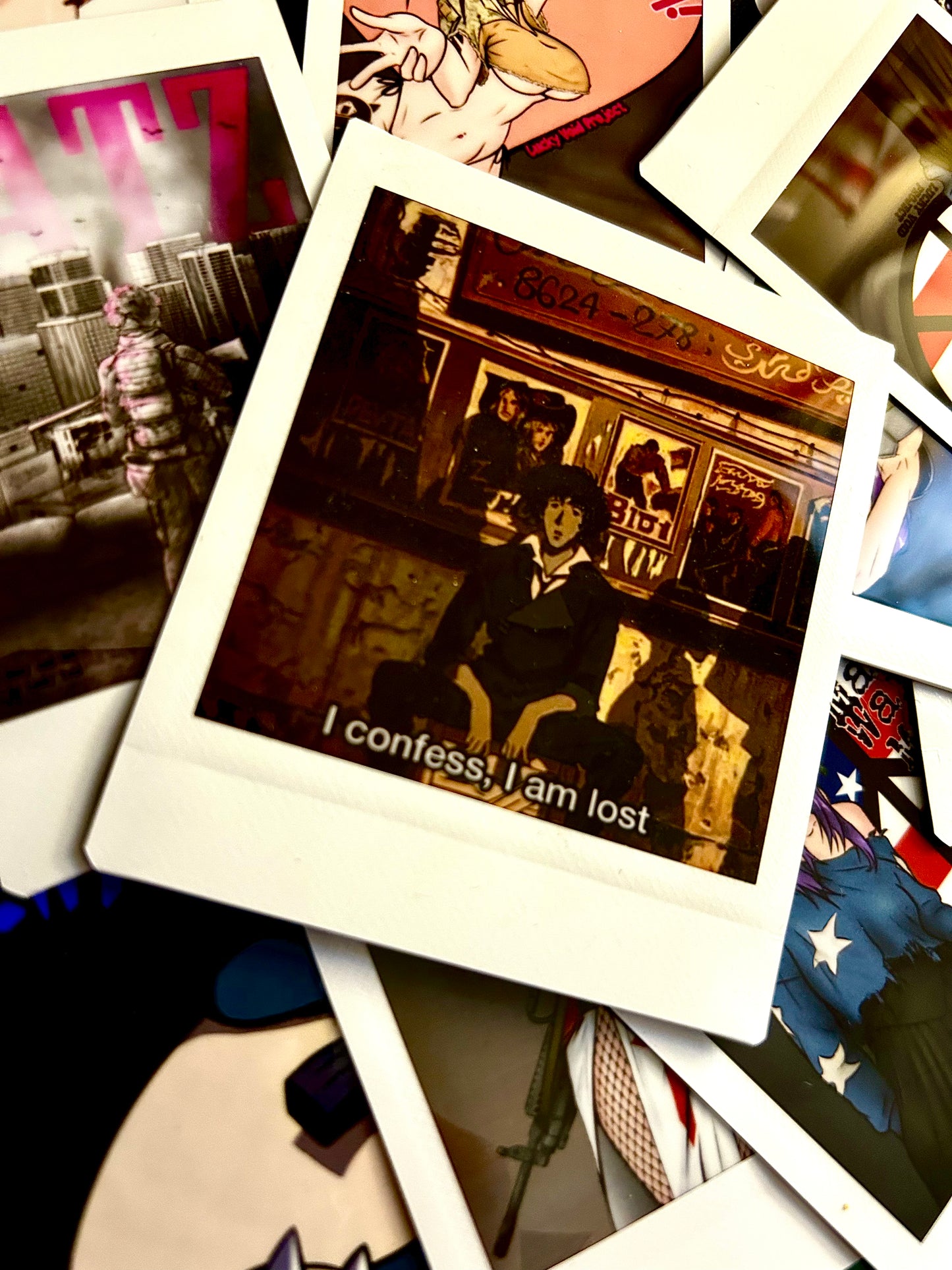 LV WAIFU Polaroid style prints