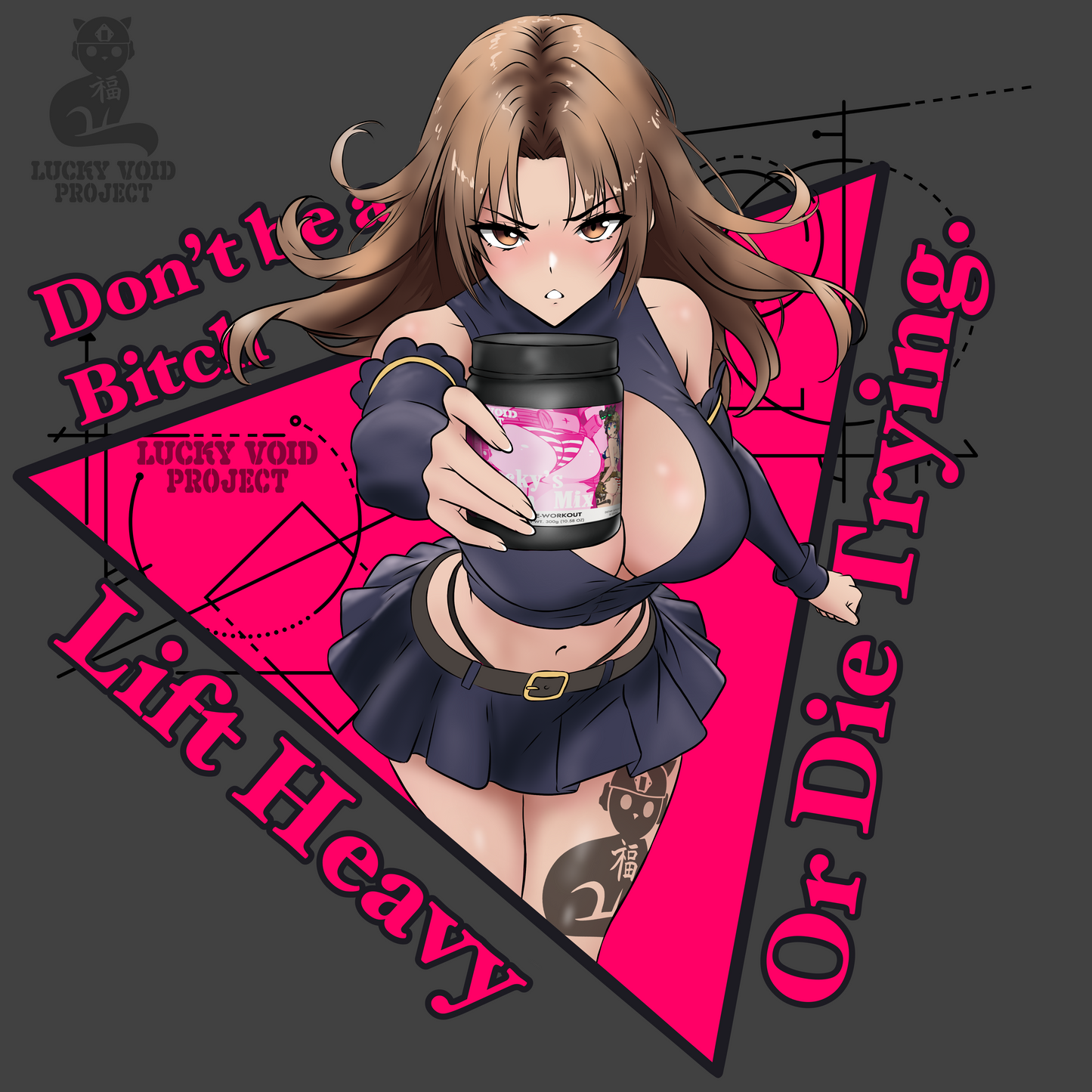 Lift Heavy or Die vinyl 5”