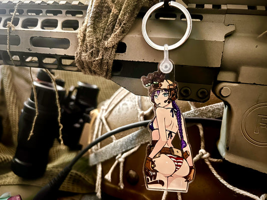 All American waifu gun charm pre order