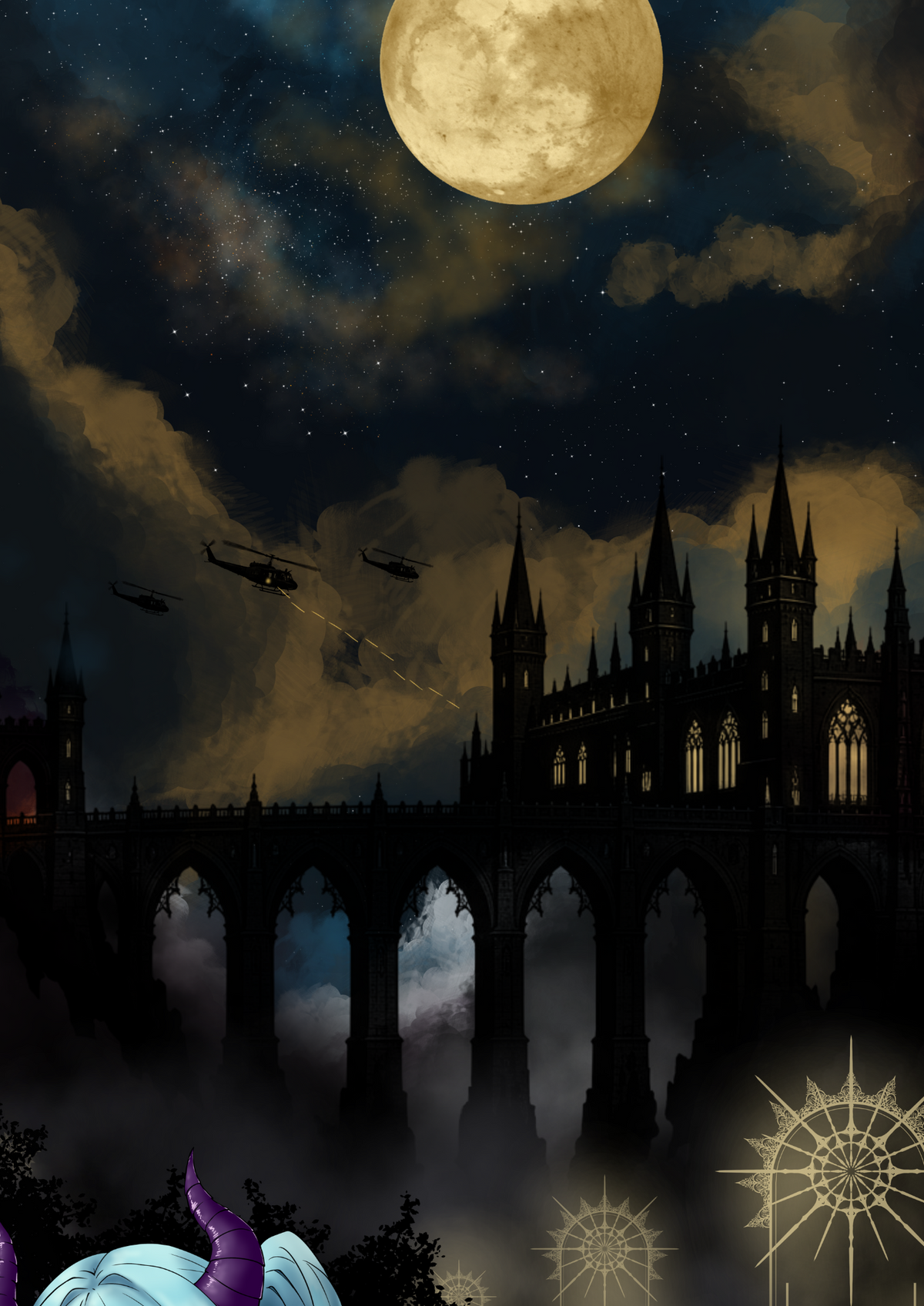 Lucky's 2026 special Halloween Development Banner/ Tapestry. LIMITED