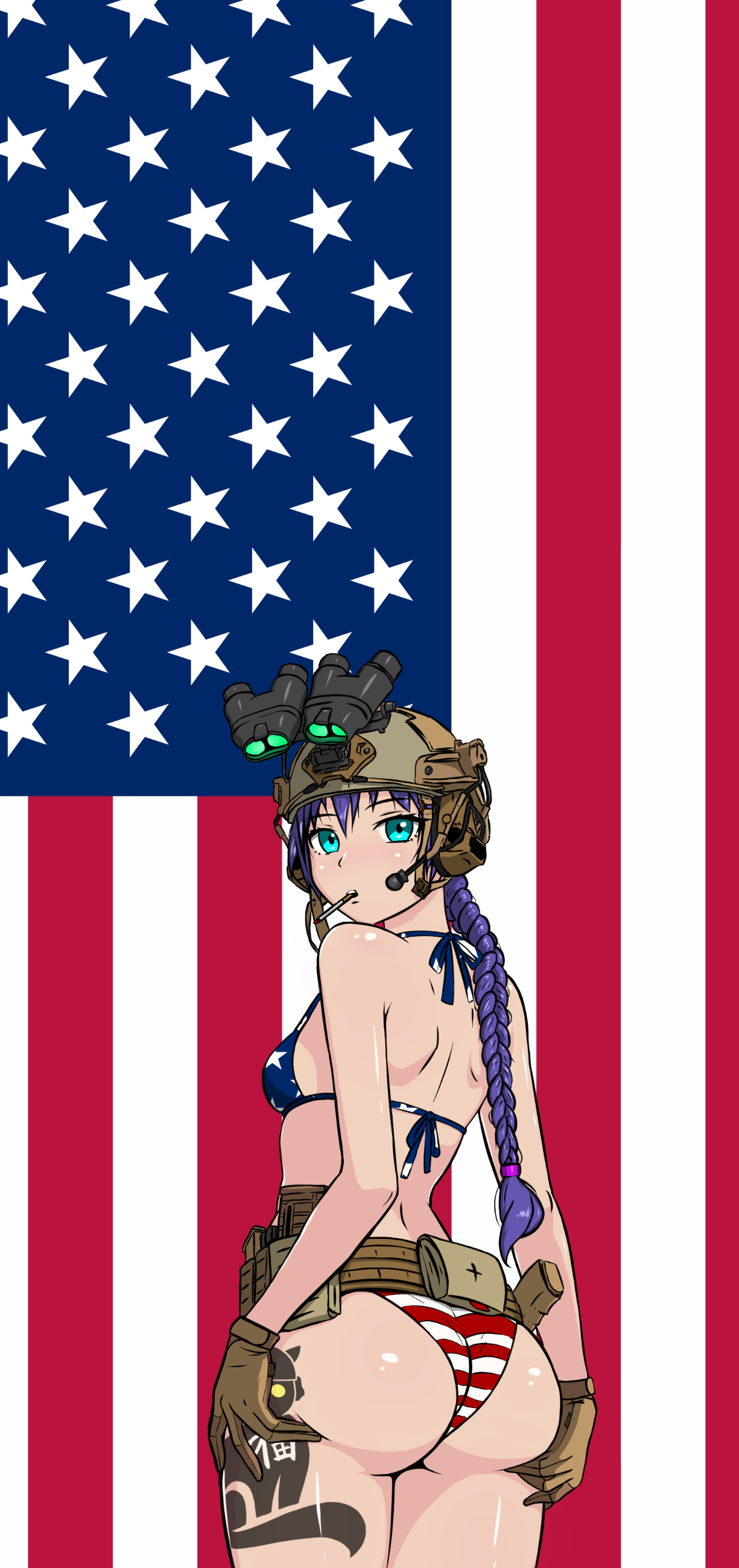 LIMITED USA bikini pinup skateboard deck