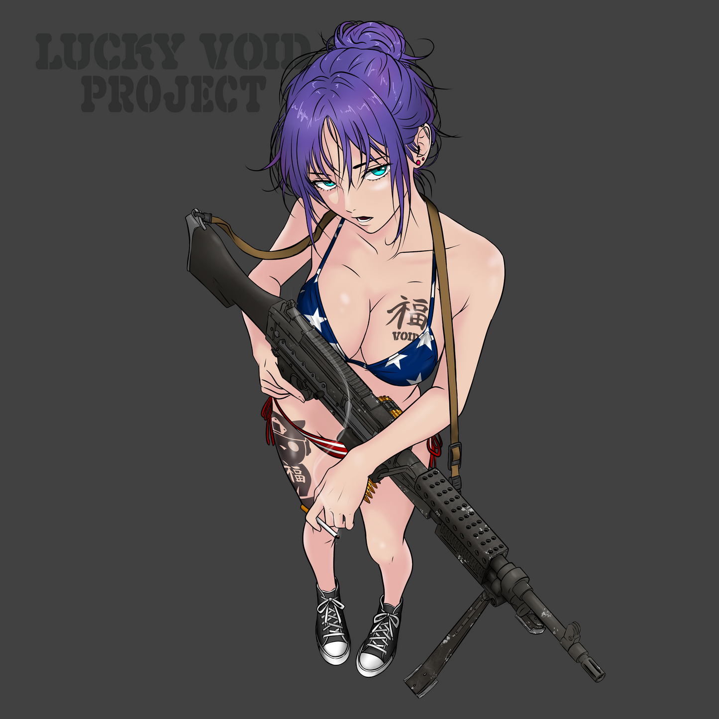 Guns Up All American Waifu Vinyl 5"